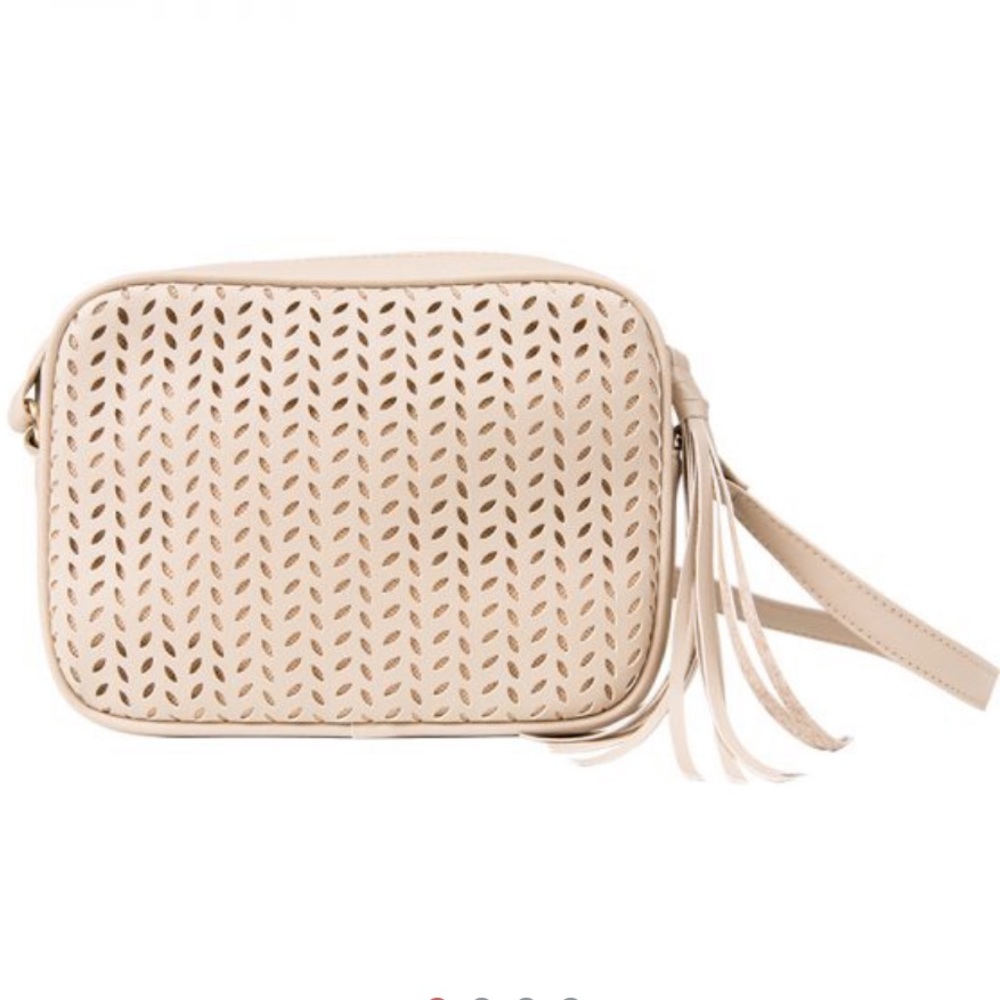 Summer & Rose Tan Crossbody Laser-cut Detailing